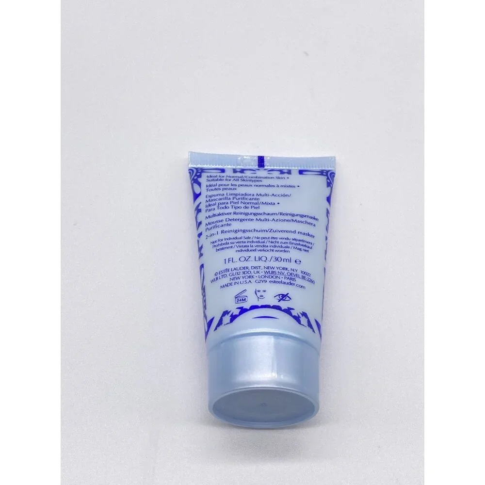 4 Estee Lauder Perfectly Clean Multi-action Foam Cleanser/ Purifying Mask, 1oz